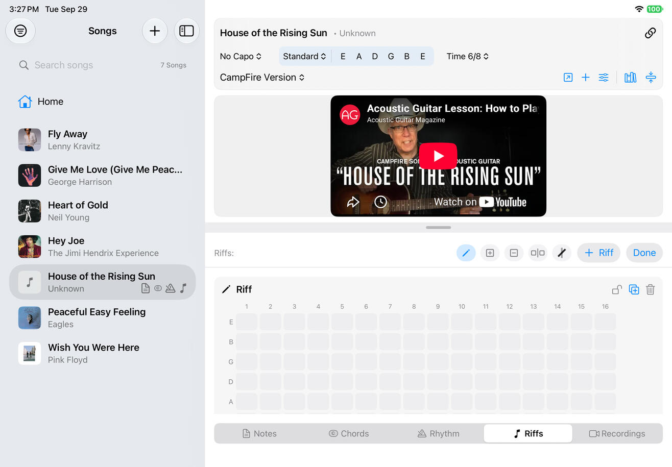 Transcribe key licks string by string and fret by fret